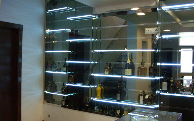 Parteleiras Vidro/Inox